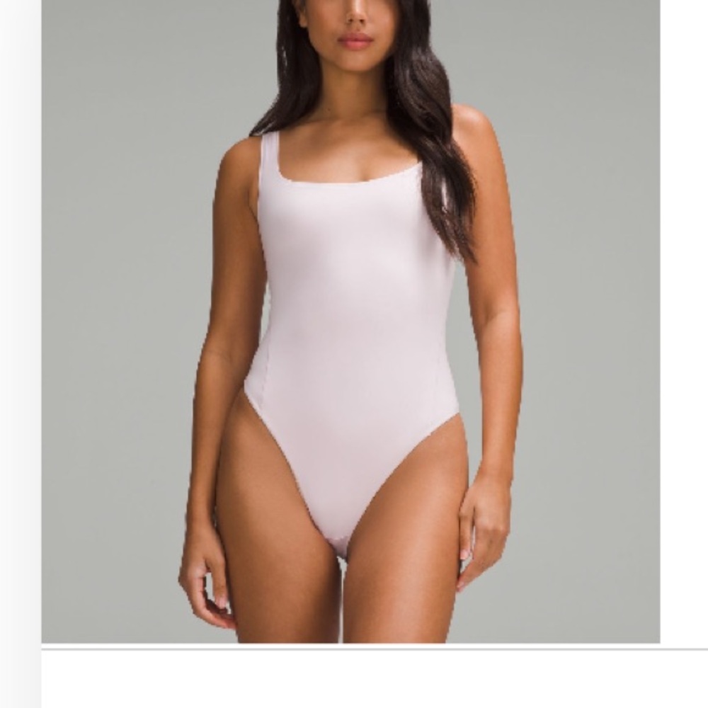 Lululemon Wundermost Ultra Soft Nulu Square Neck Sleeveless Bodysuit